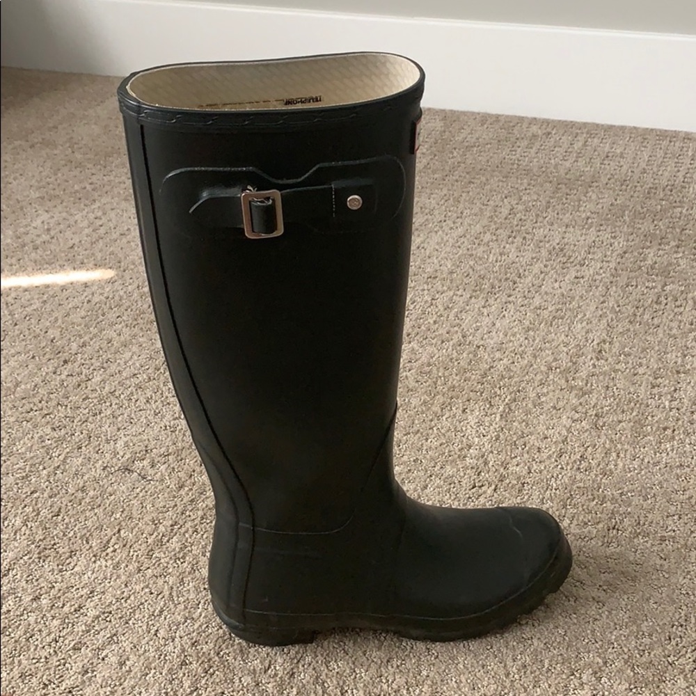 Original Tall Hunter Rainboots with fleece liners! - Picture 10 of 16